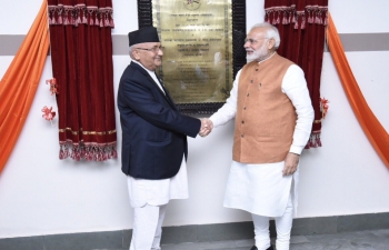 Inauguration of Nepal-Bharat Maitri Pashupati Dharmashala