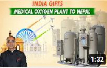 India gifts medical oxygen plant to Nepal