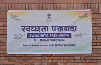 Embassy of India, Kathmandu is observing the Swachhata Pakhwada from 01-15 January 2023. Ambassador Shri Naveen Srivastava administered the 'Swachhata Pledge' to the officers and staff of the Mission