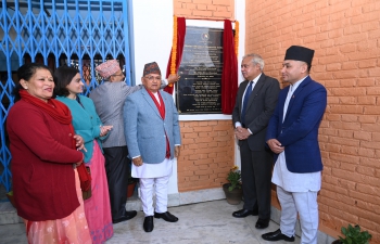 Handing Over of Madan Bhandari Memorial College, Kathmandu, Nepal built with Government of India’s Financial Assistance  